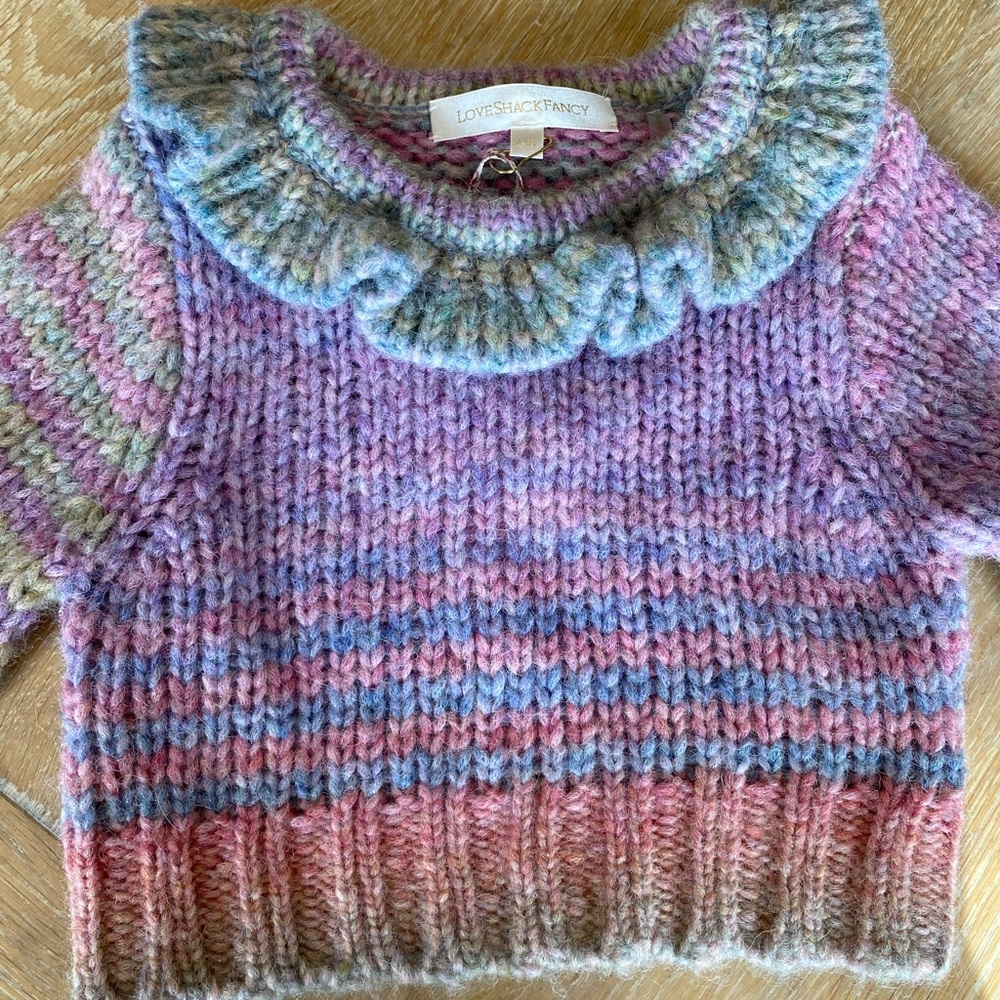 LoveShackFancy Mini Misha Sweater NWT